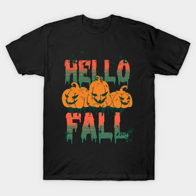 Hello Fall T-Shirt by Abderrahmaneelh